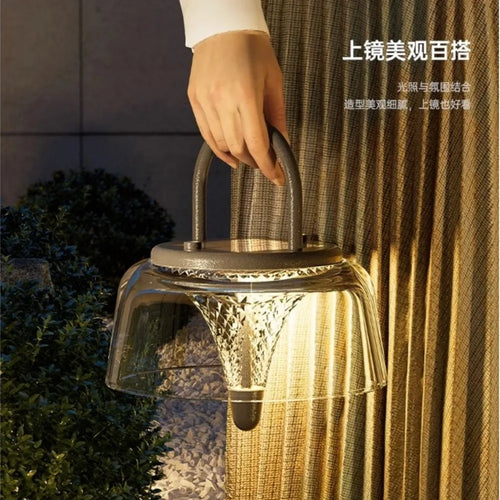 lampe de table extérieure solaire étanche en acrylique portable - vue 5 sur 6