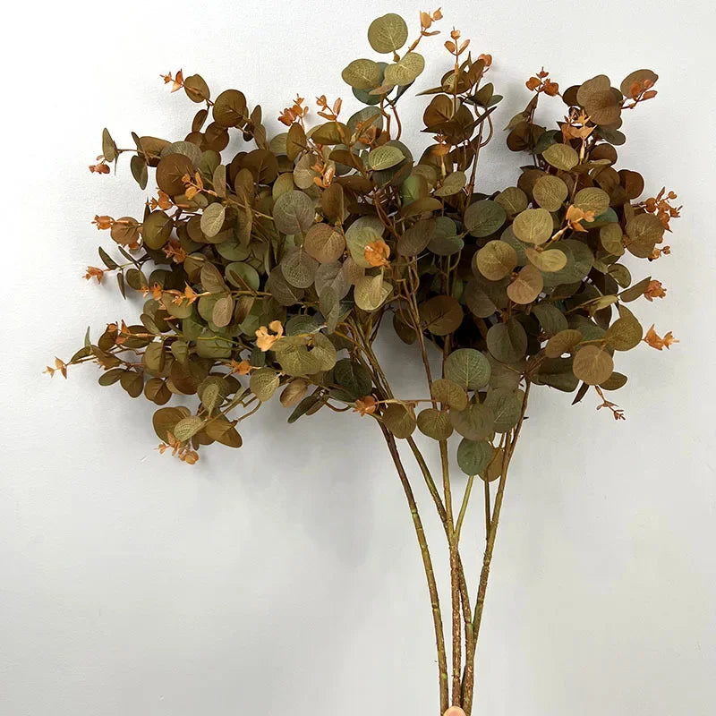 lot de 2 feuilles artificielles en soie pour décoration florale