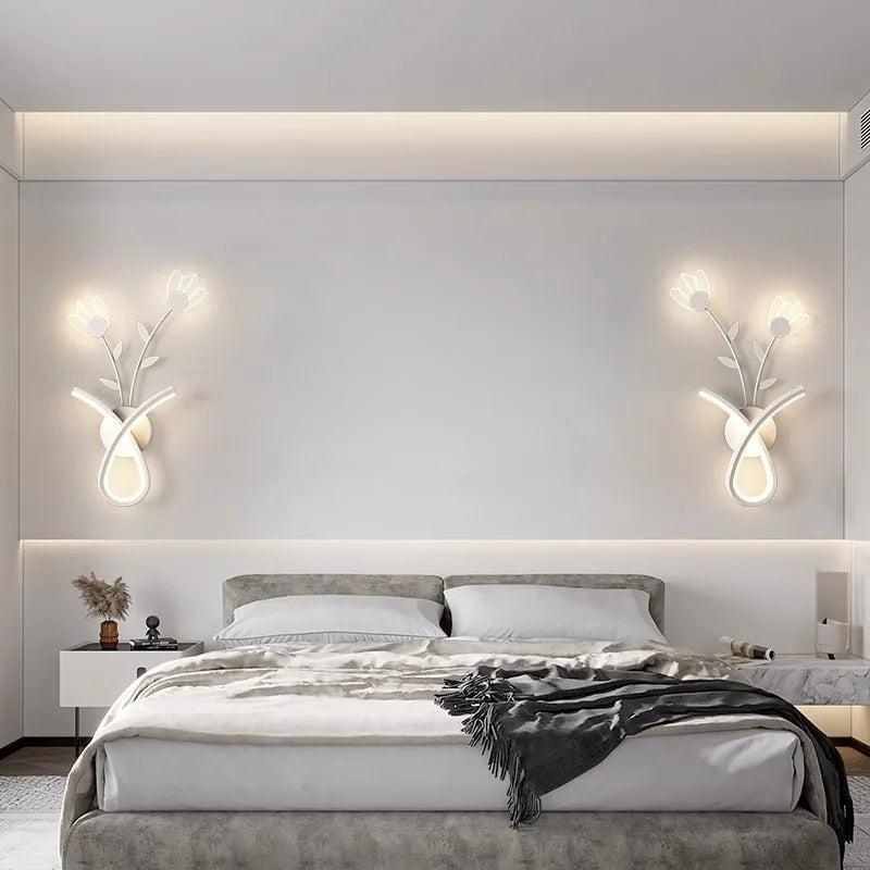 applique murale led style nordique lumière créative design moderne - vue 6 sur 12