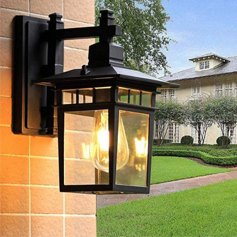 Mengjay appliques murales extérieures lampes luminaire moderne étanche Patio lumière LED pour porche à la maison