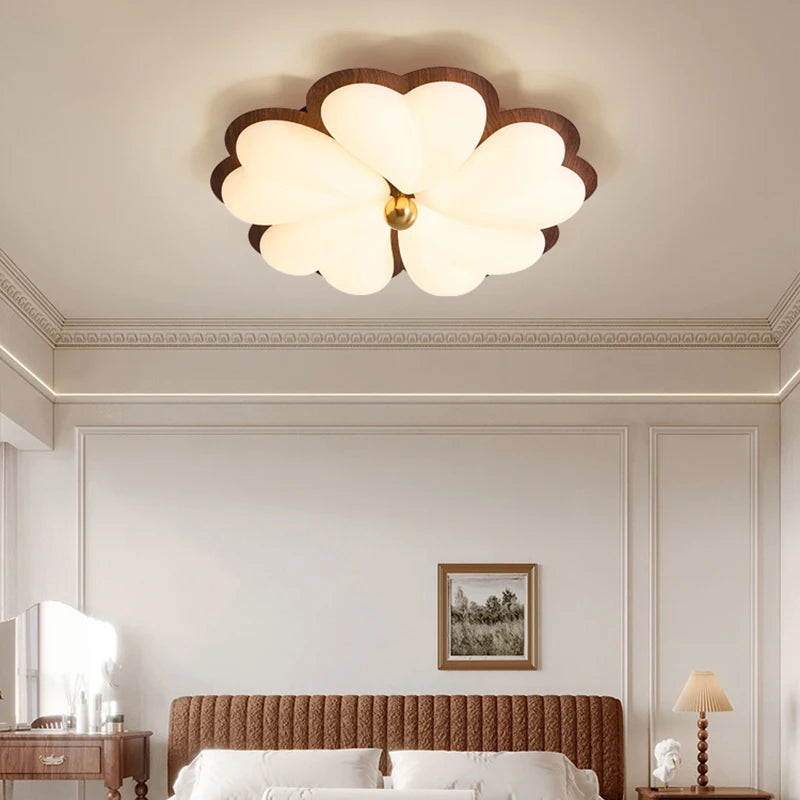 lampe à fleurs pour chambre d'enfant style princesse et étude - vue 4 sur 8