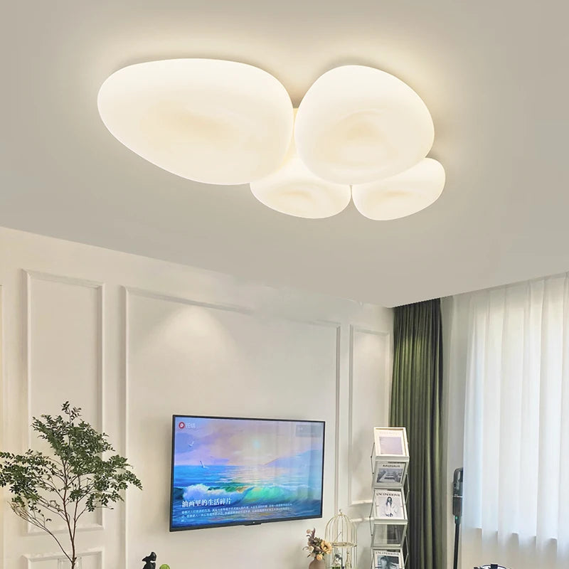 Plafonnier style moderne simple ensemble de lampes minimaliste