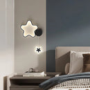 applique murale créative étoiles lune et nuages pour enfants