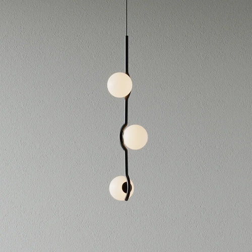 Plafonnier LED minimaliste moderne pour salle à manger salon cuisine lampes suspendues noires décoration de la maison luminaire suspendu