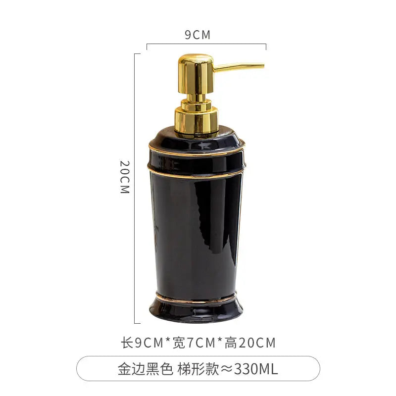 distributeur de savon céramique pour gel douche et désinfectant - vue 15 sur 30
