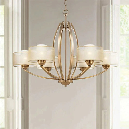 plafonnier led lustre de luxe éclairage moderne décoration nordique - vue 2 sur 6