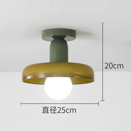 lampe suspendue en verre nordique pour décoration intérieure - vue 15 sur 30