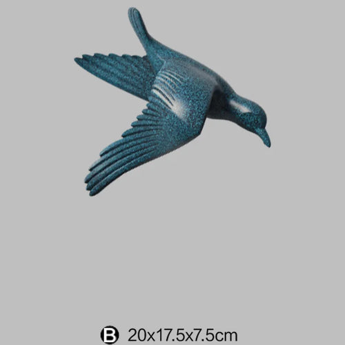 décoration murale créative en forme de mouette décoratif - vue 24 sur 36