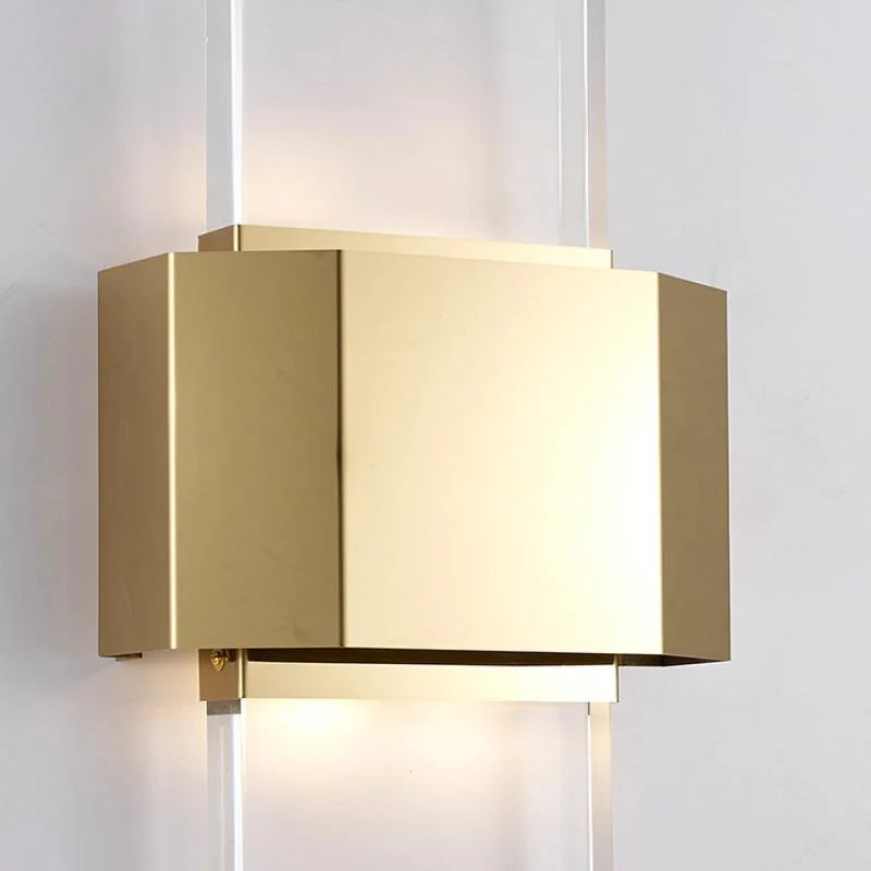applique murale en cristal design moderne pour décoration intérieure