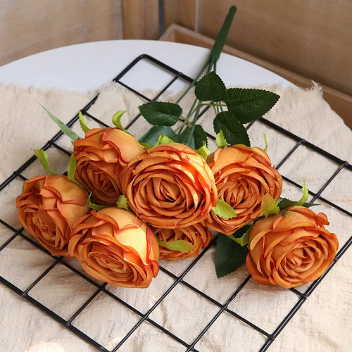 bouquets de roses artificielles pour décoration de mariage et artisanat - vue 10 sur 17