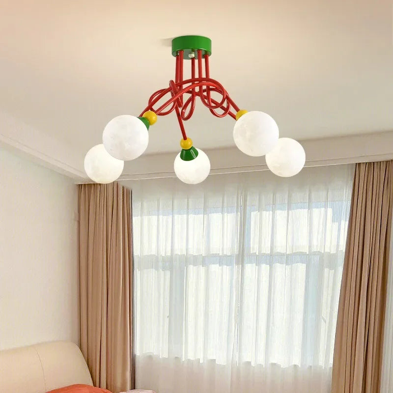 plafonnier moderne et simple style memphis - vue 4 sur 10