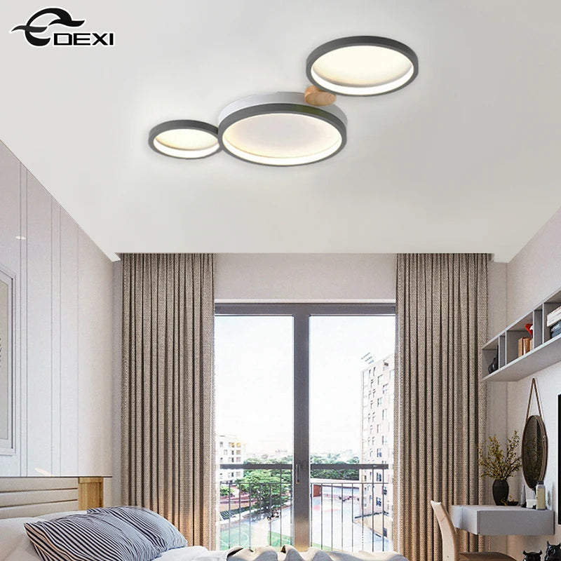 lustre nordique led pour salon café balcon vestiaire - vue 4 sur 25
