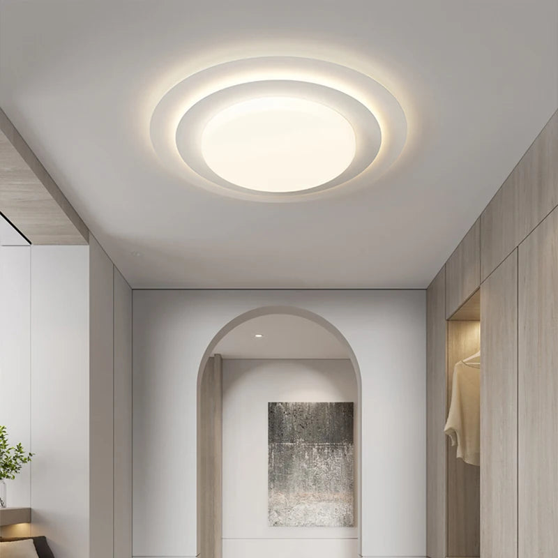 Plafonnier moderne à LEDs lumière minimaliste carré chambre décor plafonnier pour chambre salon salle à manger allée éclairage intérieur