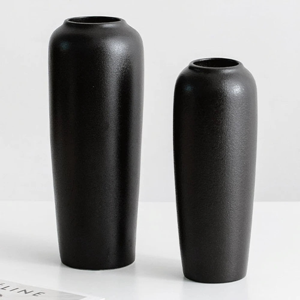 vase en céramique moderne pour arrangement floral décoratif - vue 2 sur 8