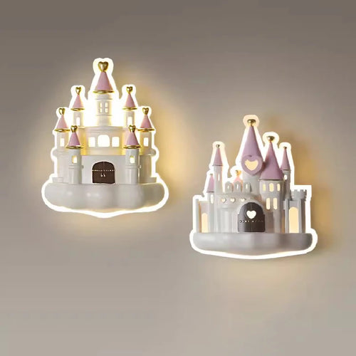 applique murale château romantique pour chambre d enfant moderne - vue 2 sur 8
