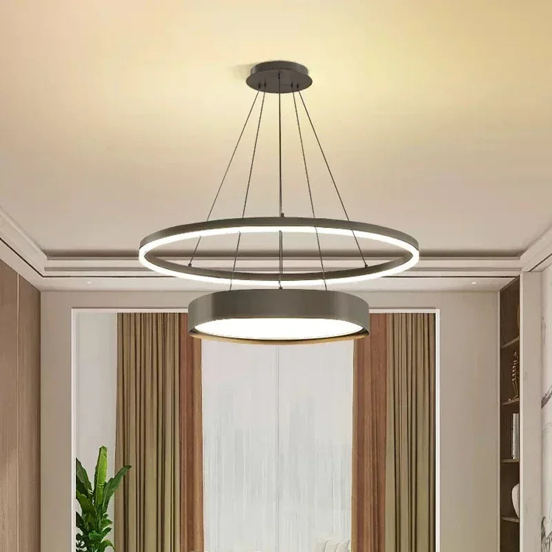 lustre led moderne minimaliste pour intérieur - vue 5 sur 8