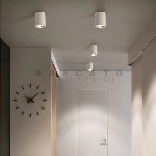 spot en ciment monté en Surface GU10 Led industrielle minimaliste salon couloir cuisine allée - vue 5 sur 6