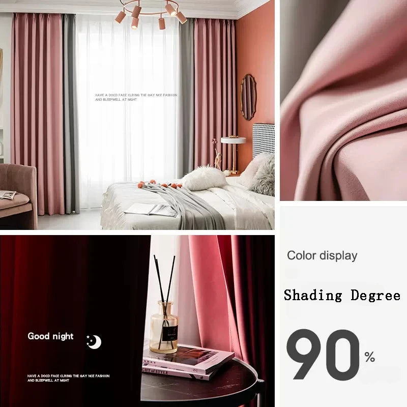 Rideau occultant moderne plissé pour chambre salon - vue 18 sur 21
