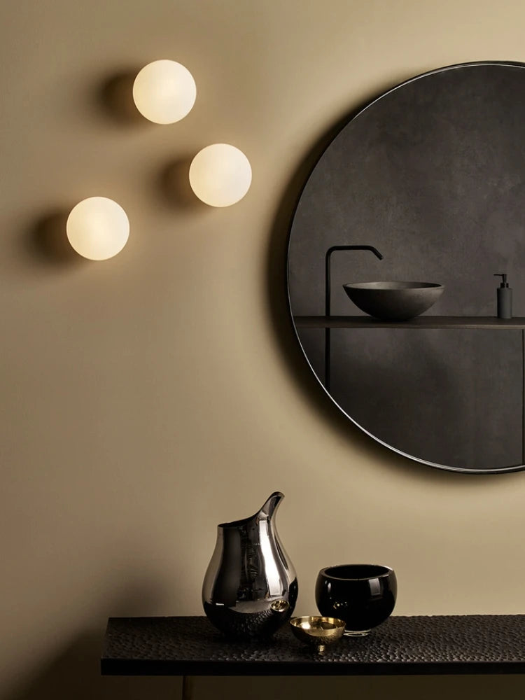 applique murale minimaliste en verre pour intérieur moderne - vue 3 sur 8