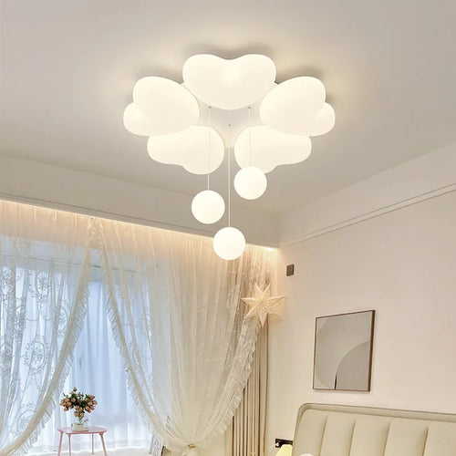 lustre moderne coeur d'amour pour enfants romantique - vue 2 sur 8