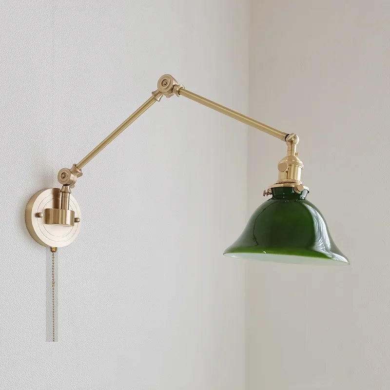 applique murale iwhd en cuivre rotative avec bras long pivotant - vue 11 sur 23