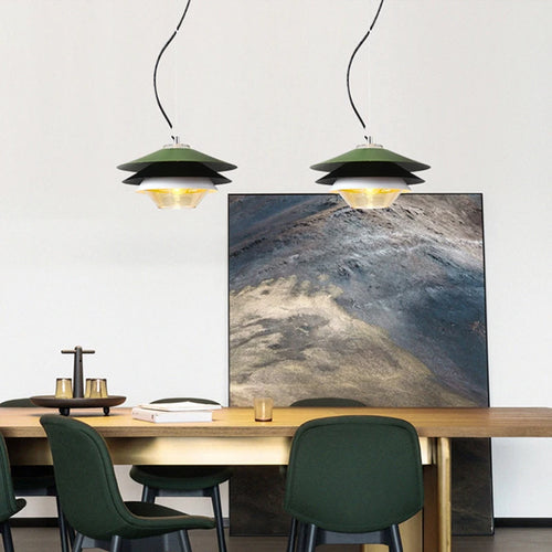 lustre en verre pour décoration intérieure moderne et élégante - vue 4 sur 10