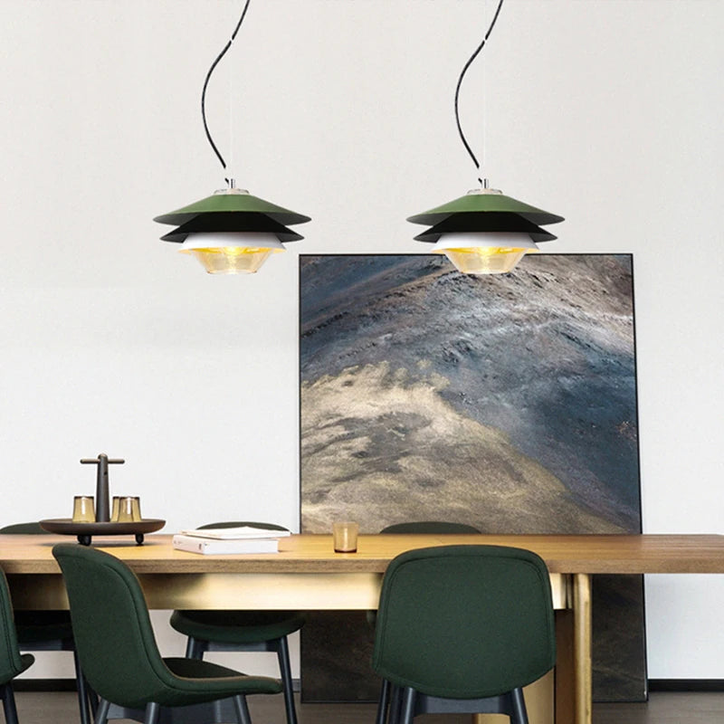 lustre en verre pour décoration intérieure moderne et élégante - vue 4 sur 10