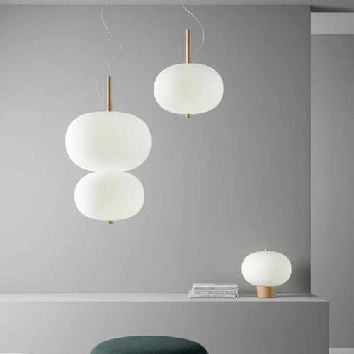 suspension design en verre pour intérieur moderne et élégant - vue 2 sur 12