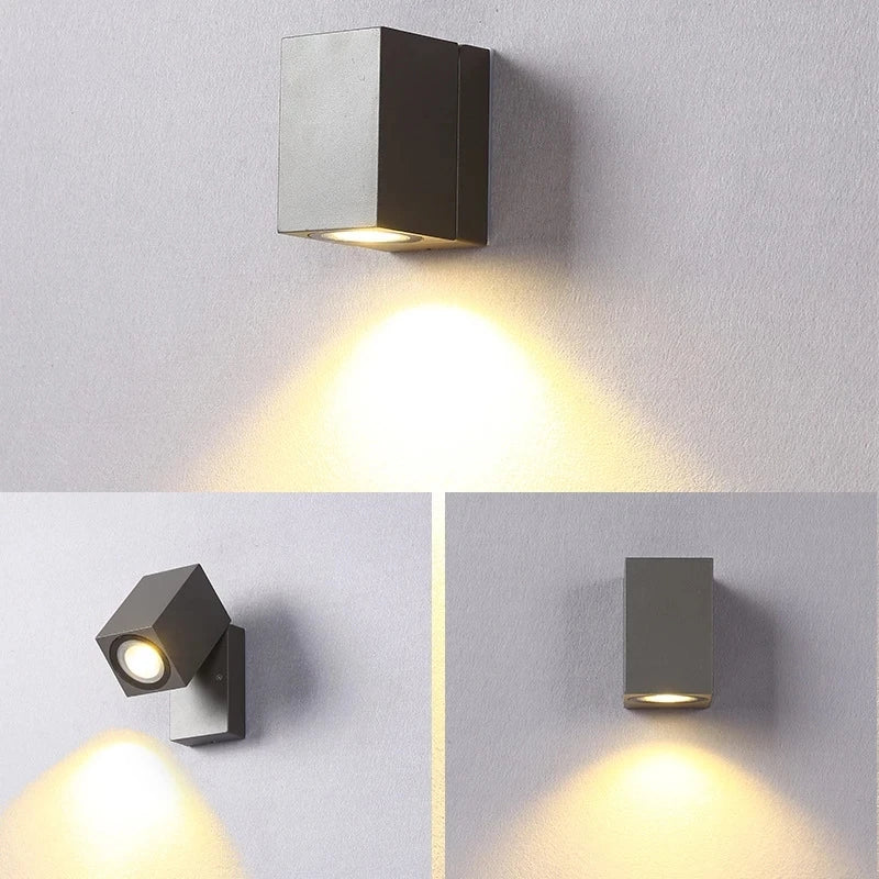 applique murale led pliable étanche pour extérieur décoratif - vue 4 sur 9