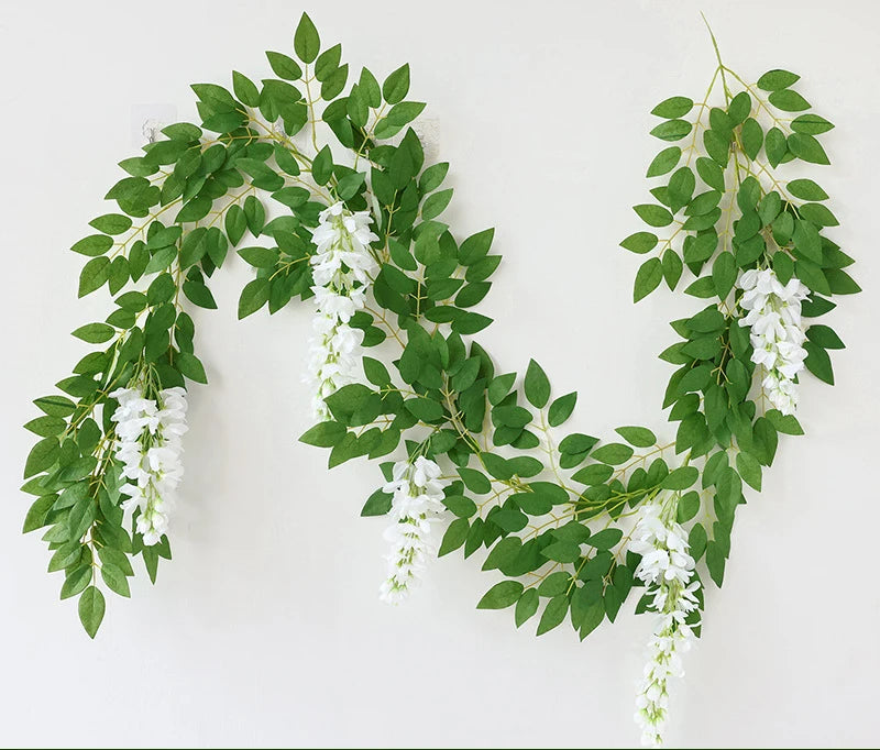 guirlande de fleurs artificielles pour décoration de mariage
