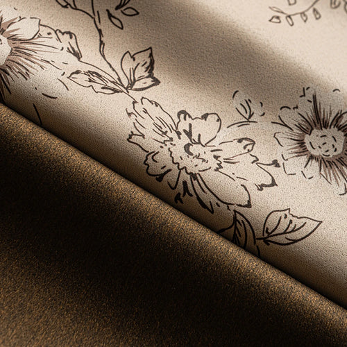 Rideau occultant floral moderne pour salon chambre - vue 6 sur 7