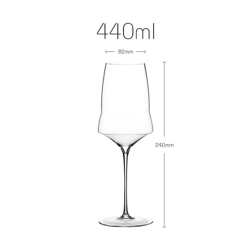 Verre a vin cristal flûte champagne fait main