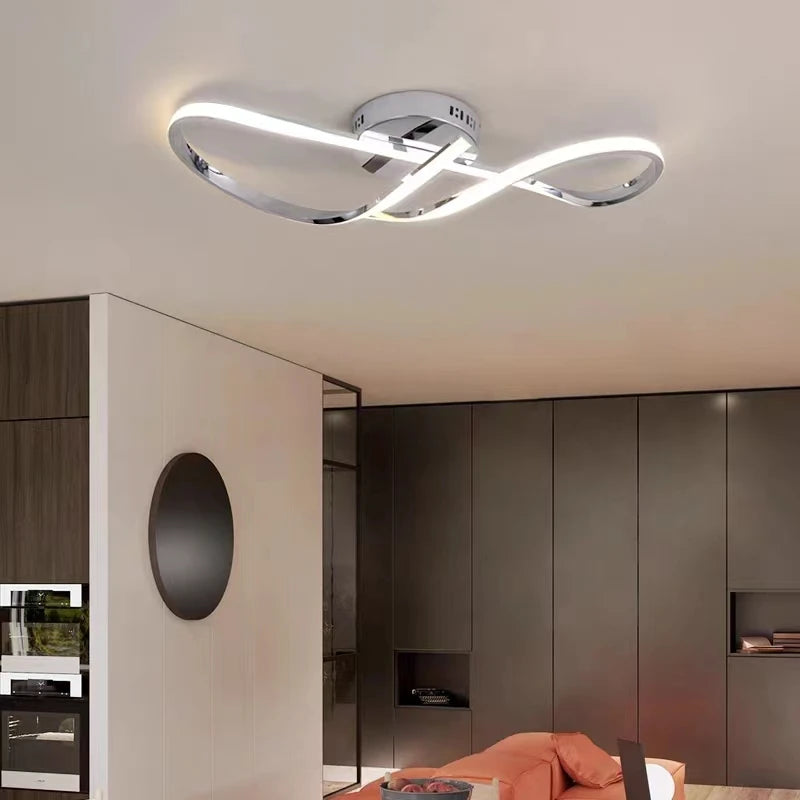 Plafonnier moderne à LEDs lumières pour salon chambre plafonnier étude cuisine intérieur décoration de la maison