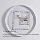 plafonnier led créatif en forme de lune design moderne décoratif