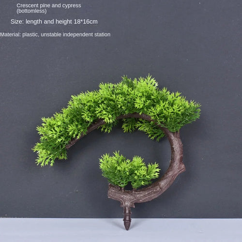plante artificielle bonsaï en plastique pour décoration intérieure - vue 31 sur 41