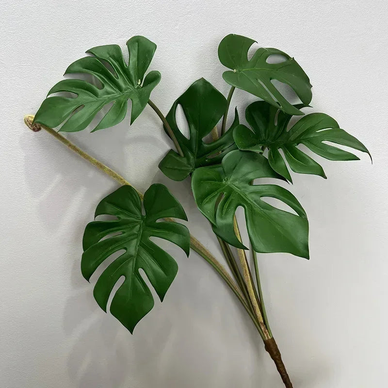 feuilles de tortue artificielles pour décoration intérieure plantes vertes - vue 7 sur 8