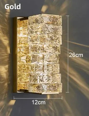 applique murale en cristal moderne lampe à led pour intérieur - vue 13 sur 18