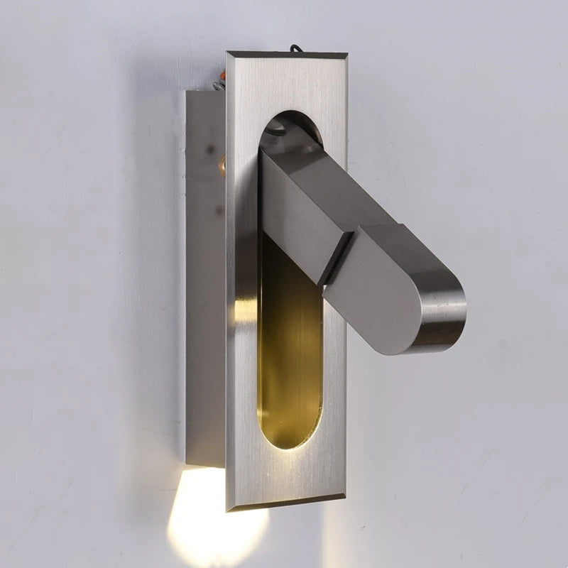 applique murale led pliante design moderne angle réglable hôtel - vue 6 sur 17