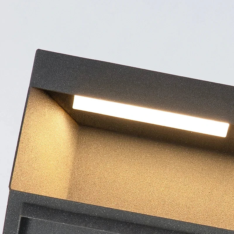 lampadaire extérieur étanche pour clôture et porte paysage - vue 4 sur 9