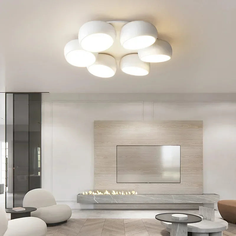 Plafonnier design led moderne pour décoration intérieure polyvalente - vue 4 sur 10
