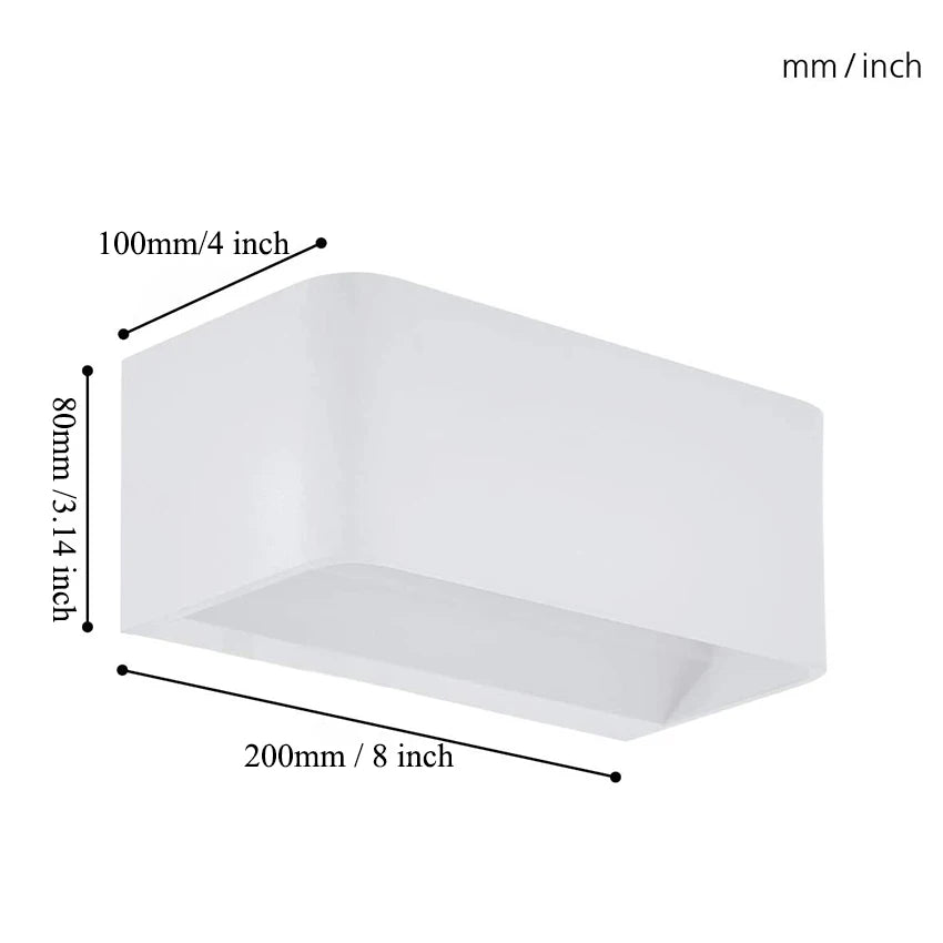 Applique murale moderne alu simple chambre - vue 2 sur 6