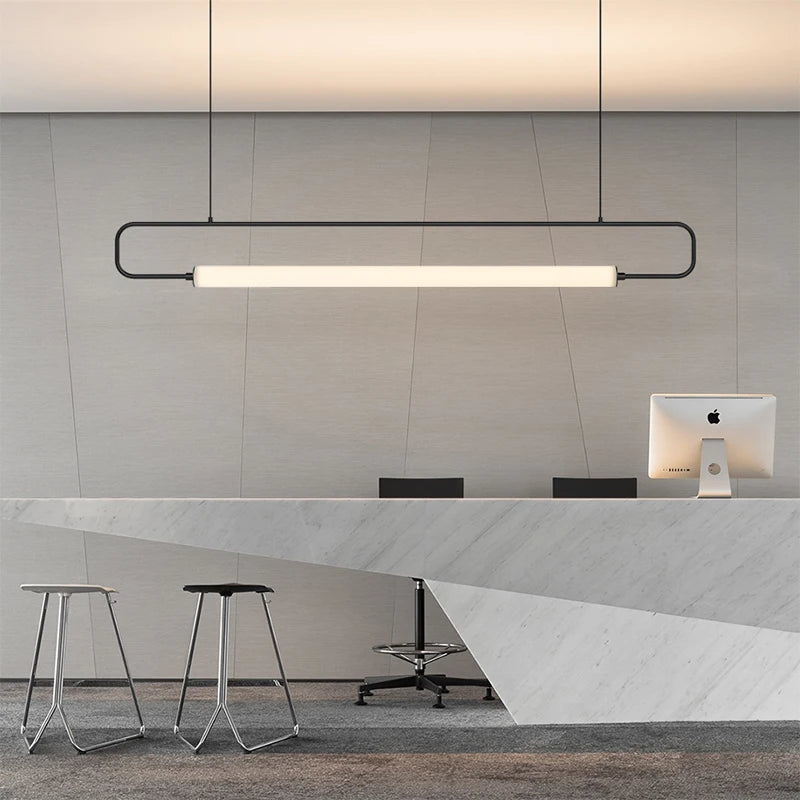 suspension moderne à led pour décoration intérieure 2023 - vue 3 sur 10