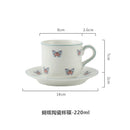 Theiere ceramique london pottery motifs animaux papillon infuseur