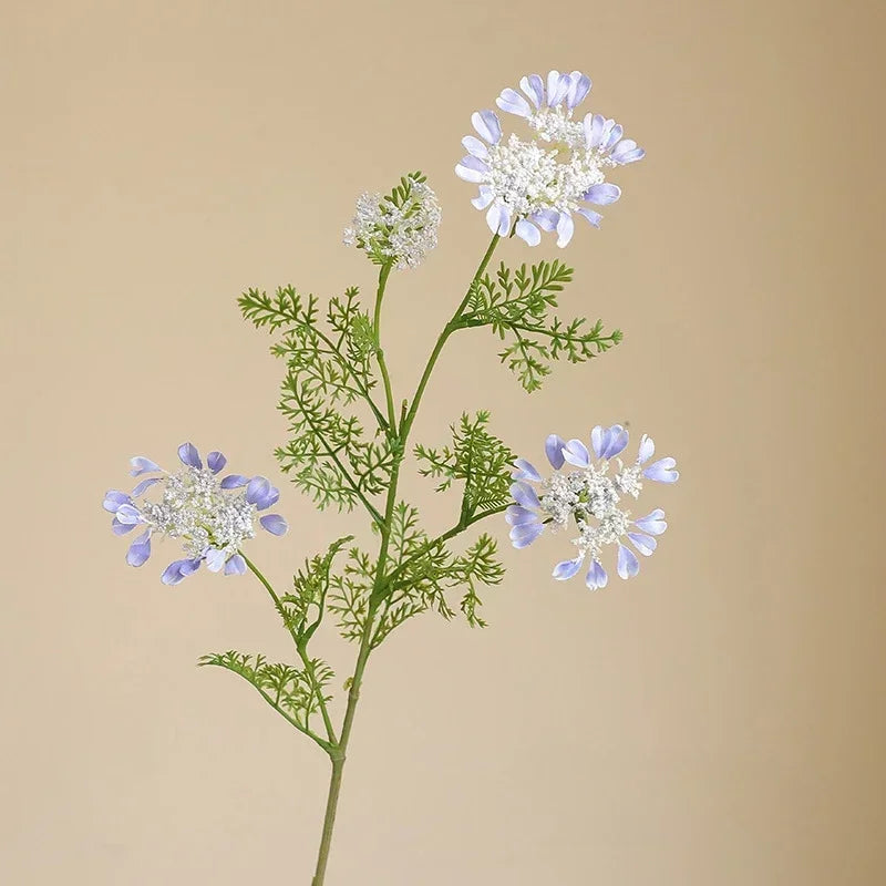 fleurs artificielles en dentelle flocons de neige décorations jardin - vue 9 sur 9