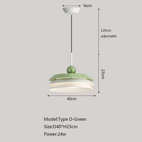 Suspension nordique led décoration maison éclairage intérieur - vue 19 sur 18