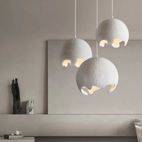 Restaurant Dining Island LED Chandelier Modern Cafe Bar Study Bedroom Light Wabi Sabi Personality Indoor Home Decor Hanging Lamp - vue 3 sur 12