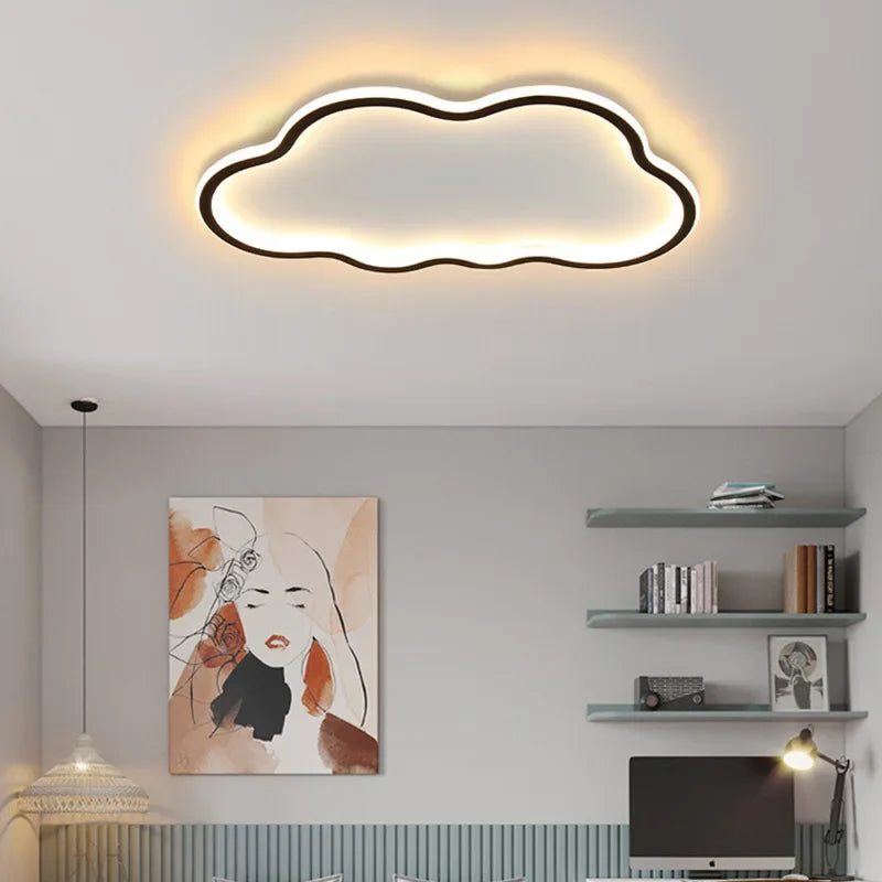 plafonnier led moderne pour décoration intérieure et ambiance chaleureuse - vue 4 sur 10