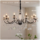 lustre moderne en cristal pour décoration intérieure élégante