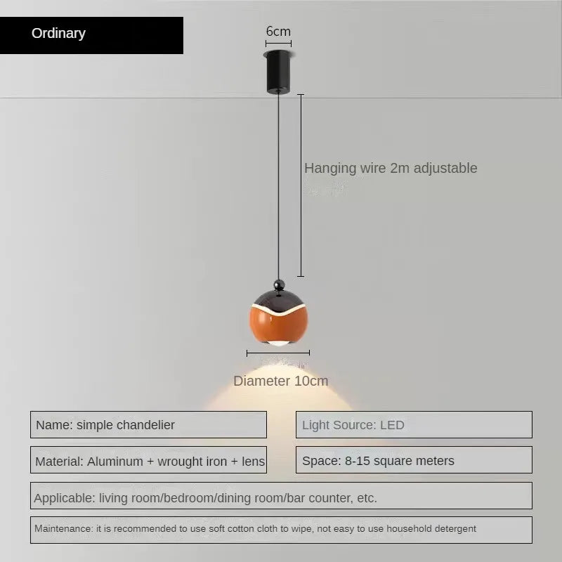 lustre à led pour décorer divers espaces intérieurs et extérieurs - vue 8 sur 11
