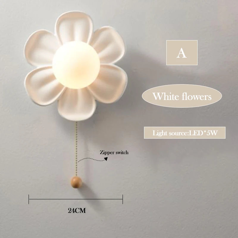 lustre moderne à pétales pour chambre d'enfant - vue 16 sur 17